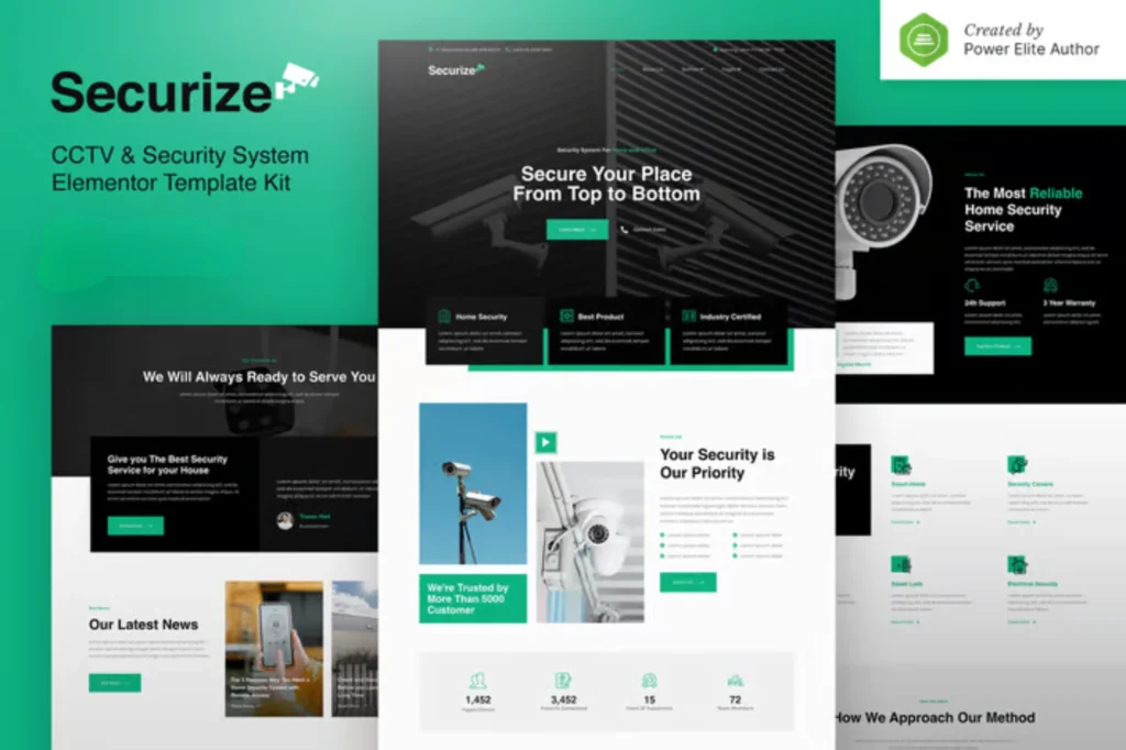 Exemple de site web Maison & Services - modèle 29
