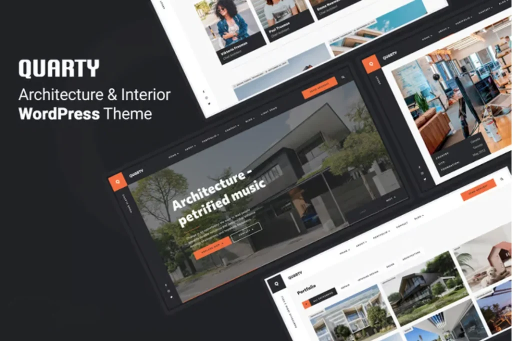 Exemple de site web Design & Immobilier - modèle 36