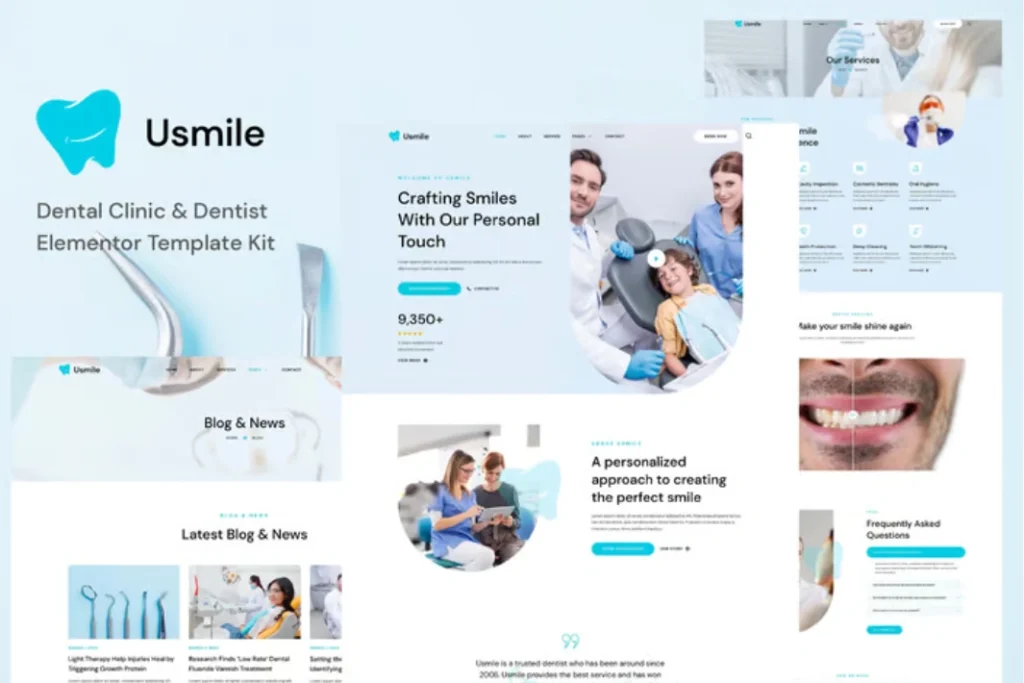 Exemple de site web Médical et clinique - modèle 3 par Alpha Digital