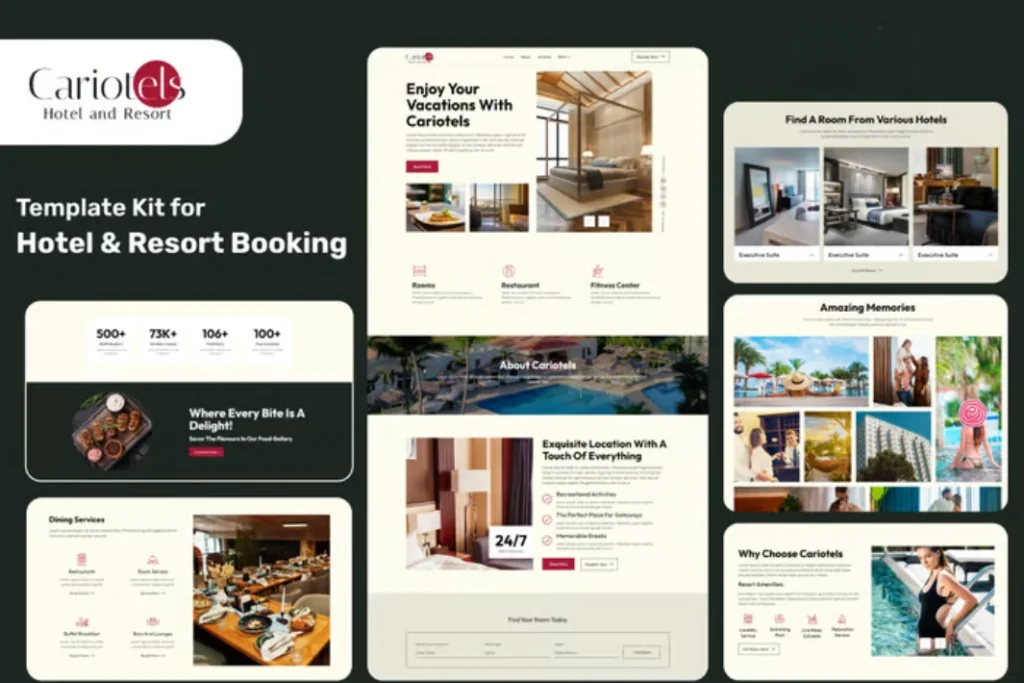Exemple de site web Design & Immobilier - modèle 34