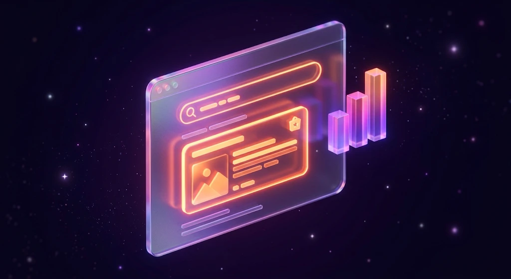 Fenêtre Google Ads avec annonce sponsorisée et graphique